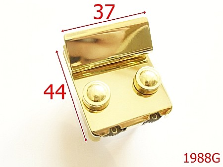 Inchizatori servieta - 1988G/INCHIZATOR CU CIFRU 37X44/OTEL/GOLD-37x44-mm---gold---12B7--AP19