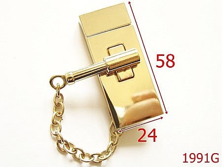 Inchizatori poseta - 1991G/INCHIZATOARE POSETA 24X58/ZAMAC/GOLD-24x58-mm---gold---12B6--AP23