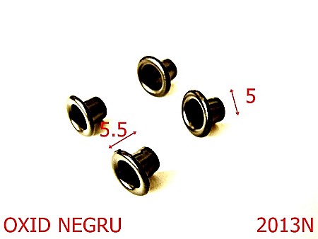 Ocheti - 2013N/OCHET 5MM/OTEL/OXID NEGRU-5-mm---negru---2B5--