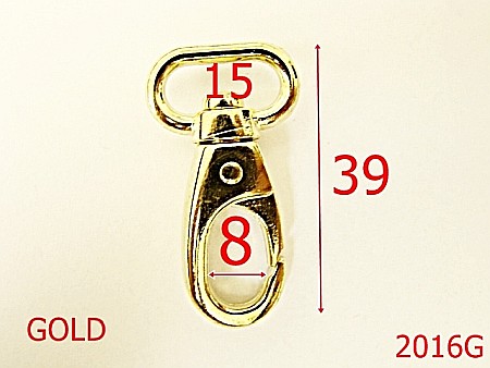 Carabine poseta - 2016G/CARABINA 15MM/ZAMAC/GOLD-15-mm---gold--5A10-5A5--