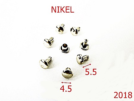 Capse rapide - 2018/CAPSE RAPIDE DUBLE 4.5MM/OTEL/NIKEL-4.5-mm---nichel-16C2-16C3----