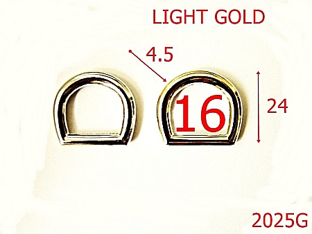 Inele D - 2025G/INEL  D 16MM*4.5/ZAMAC/GOLD LIGHT-16-mm-4.5-gold light---3E5--AN18