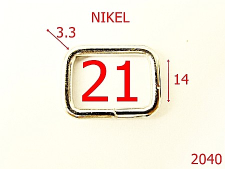 Inele dreptunghiulare - 2040/INEL DREPTUNGHIULAR 21MM*3.3/OTEL/NIKEL-21-mm-3.3-nichel-3L8----