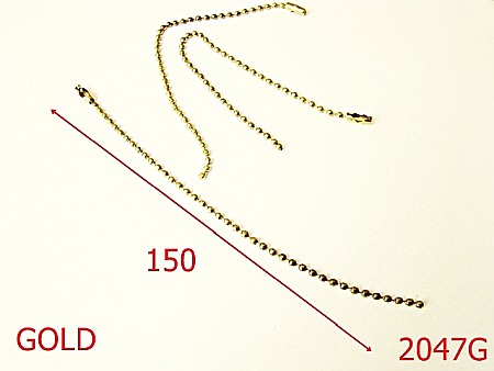 Lant poseta otel - 2047G/LANTISOR /OTEL /GOLD-15mm-mm---gold---7H2--