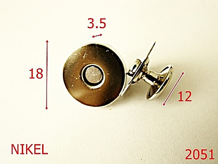 Magneti - 2051/MAGNET CU RIVET  18MM*3.5MM/OTEL/NIKEL-18-mm---nichel-15B2-15B1--7H5--