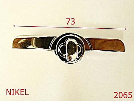Inchizatori poseta - 2065/INCHIZATOR POSETA 73MM*10MM/ZAMAC/NIKEL-73-mm---nichel---12J8--