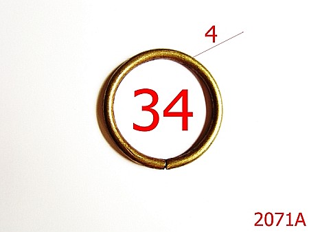 Inele rotunde - 2071A/INEL O 34MM*4MM/OTEL/ANTIC-34-mm-4-antic--4K1-4K7-4B3--