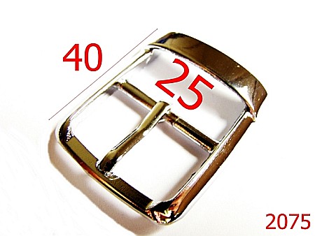 Catarame poseta - 2075/CATARAMA 25 MM/ZAMAC/NIKEL-25-mm---nichel-6E7.-6H5--6i8-6B4/6A2--