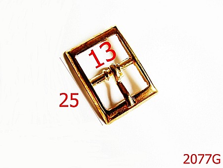 Catarame poseta - 2077G/CATARAMA 13 MM/ZAMAC/GOLD-13-mm---gold--7K7-6F4---