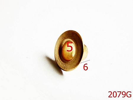 Ocheti - 2079G/OCHET 5MM/OTEL/GOLD LIGHT-5-mm---gold light---2D6--
