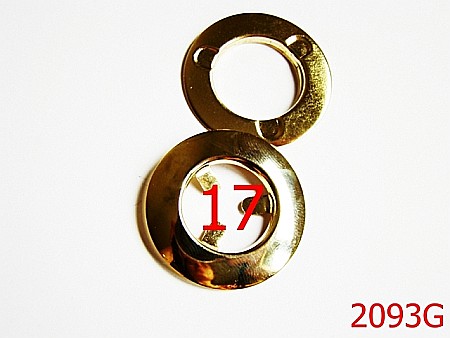 Ocheti - 2093G/OCHET 17MM/OTEL /GOLD-17-mm---gold---2D6--