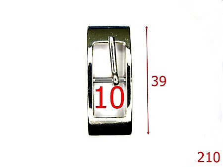Catarame - 210/CATARAMA 1 CM NIKEL-10-mm---nichel-6C4-6C7----