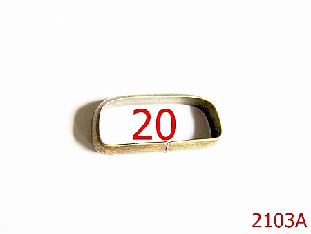 Pasant pafta - 2103A/INEL TRECERE 20MM/OTEL/ANTIC-20-mm---antic---7G5/3K6/7E3/6F8--