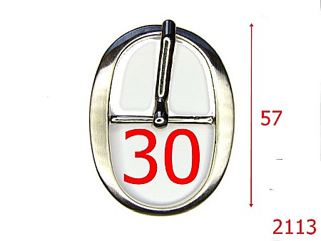 Catarame curea barbati - 2113/CATARAMA 30MM/ZAMAC/NIKEL-30-mm---nichel-6D4--6B3--