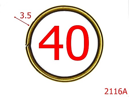 Inele rotunde - 2116A/INEL  O 40MM*3.5MM/OTEL/ANTIC-40-mm-3.5-antic---4G5-4A3--
