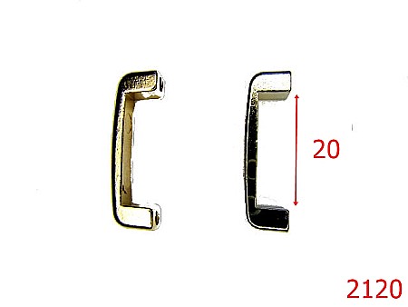 Sustinatori poseta - 2120/PASANT 20MM/ZAMAC/NIKEL-20-mm---nichel---3H7--