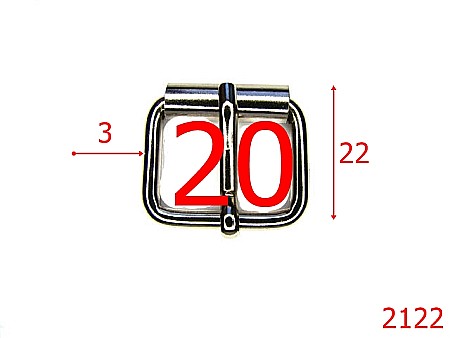 Catarame rola si 1 cui - 2122/CATARMA CU ROLA 20MM*3MM/OTEL/NIKEL-20-mm-3-nichel-7F6-7H2-7E.6-7G7-7B7----