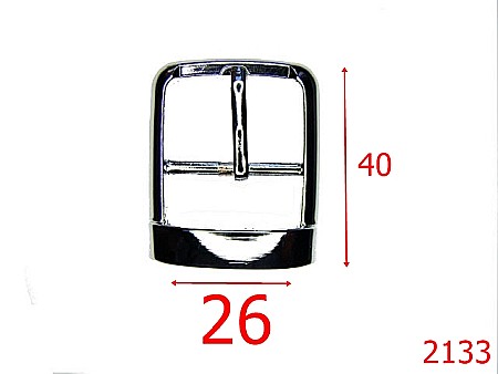 Catarame poseta - 2133/CATARAMA 26MM/ZAMAC/NIKEL-26-mm---nichel-----