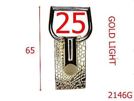 Sustinatori poseta - 2146G/SUSTINATOR POSETA 25MM/ZAMAC/GOLD LIGHT-25-mm---gold light---4J7/3G7--