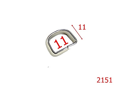 Pasant pafta - 2151/PASANT 11MM/OTEL/NIKEL-11-mm---nichel---6G8--