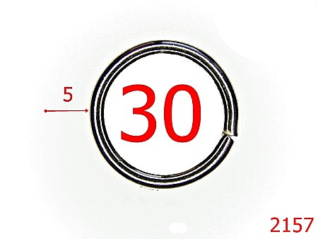 Inele rotunde - 2157/INEL O 30MM*5MM/OTEL/NIKEL-30-mm-5-nichel--4B4-4K5-4F7-4A8-3L2/7K5--