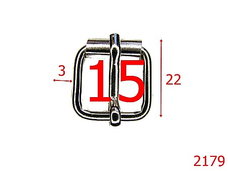 Catarame rola si 1 cui - 2179/CATARAMA CU ROLA 15MM*3MM/OTEL/NIKEL-15-mm-3-nichel-7E.3-7i6-7G6-7i3-7G2-7A5-7J5-7G6-6H4-6G3--