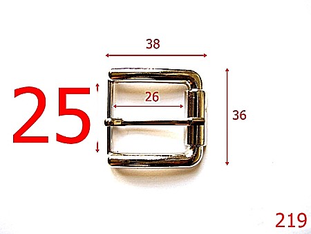 Catarame - 219/CATARAMA-25-mm---nichel-6D6--6A2--R35