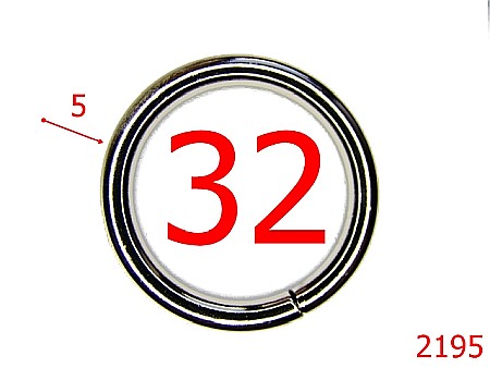 Inele rotunde - 2195/INEL O 32MM*5MM/OTEL/NIKEL-32-mm-5-nichel---4D5--