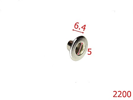 Ocheti - 2200/OCHET PLAT 5MM/OTEL/NIKEL-5-mm---nichel---2F7--
