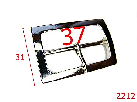 Catarame - 2212/CATARAMA 37MM/ZAMAC/NIKEL-37-mm---nichel---6D7-6C3--
