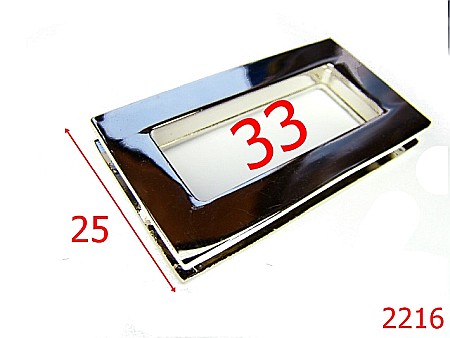 Ocheti - 2216/OCHET 33MM/ZAMAC/NIKEL-33-mm---nichel---2A1/2E3--
