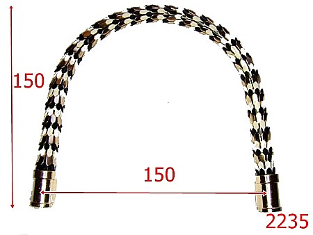 Manere - 2235/MANER RIGID IN 3 CULORI /COMPOZIT-150-mm---MULTICOLOR-----