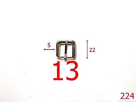 Catarame - 224/CATARAMA-13-mm---nichel---6E2--R27