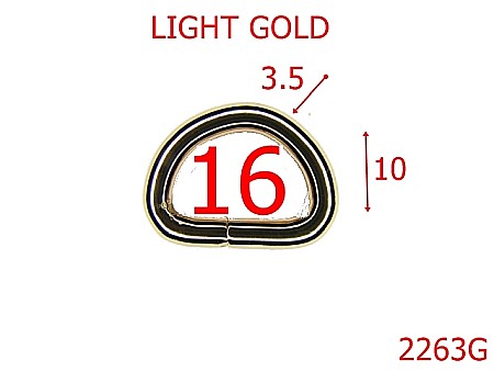 Inele D - 2263G/INEL 1.6 CM  SARMA DE 3.5 MM /OTEL/GOLD LIGHT-16-mm-3.5-gold light---3F5--