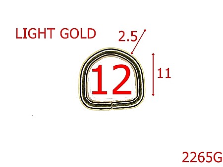 Inele D - 2265G/INEL INALT 1.2 CM OTEL , GROSIME 2.5 MM/ GOLD LIGHT-12-mm-2.5-gold light---3C5--