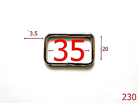 Inele - 230/INEL POSETA-35-mm-3.5-nichel---3i6-3L4--M2