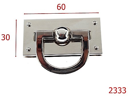 Inchizatori poseta - 2333/INCHIZATOARE 30X30 NICHEL-30X30-mm---nichel---12J12--