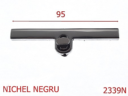 Inchizatori poseta - 2339N/INCHIZATOARE DE MARGINE  NICHEL NEGRU-95-mm---nichel negru---12L3--