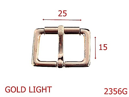 Catarame - 2356G/CATARAMA 25 MM GOLD LIGHT-25-mm---gold light--7L7---