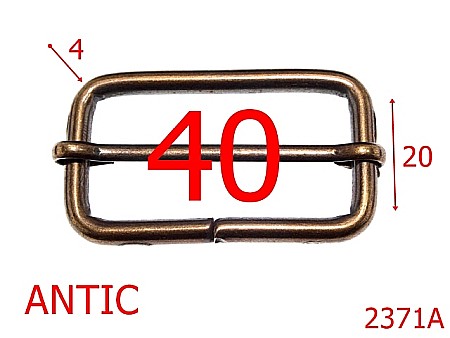 Catarame cu reglaj - 2371A/CATARAMA DE REGLAJ 40MM ANTIC-40-mm-4-antic--1B4-1D7-1A5---