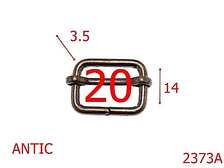 Catarame cu reglaj - 2373A/CATARAMA DE REGLAJ 20 MM ANTIC-20-mm-3.5-antic--4J7-4i7-1D6-1A5---