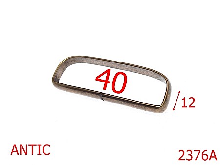 Pasant pafta - 2376A/TRECERE PT CATARAMA DE 40MM ANTIC-40-mm---antic---6H8/5J4--