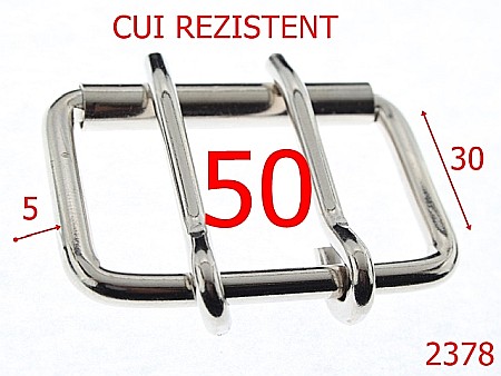 Catarame cu rola si 2 cuie - 2378/CATARAMA 2 CUIE REZISTENTE 50MM NICHEL-50-mm-5-nichel-7G4-7E.8-7F8-7F2-7A3-SOLD1-7B3--