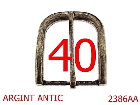Catarame - 2386AA/CATARAMA JEANS 40MM ARGINT ANTIC-40-mm---argint---2A1/6E7--