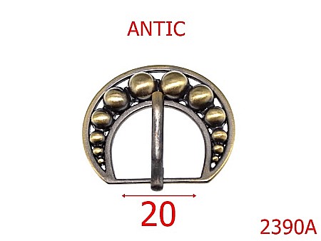 Catarame poseta - 2390A/CATARAMA 20 MM ANTIC -20-mm---antic---AU41--