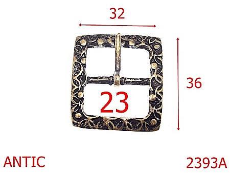 Catarame poseta - 2393A/CATARAMA 23 MM ANTIC-23-mm---antic-----AT43