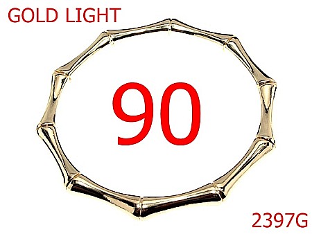 Manere - 2397G/MANER BAMBU 90MM GOLD LIGHT-90-mm---gold light-----