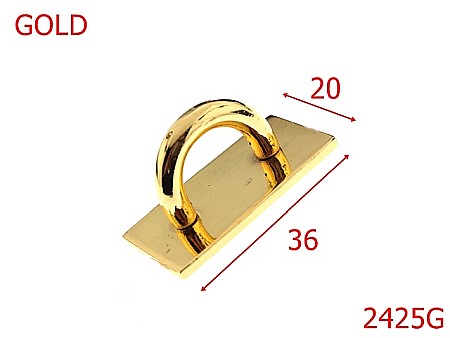 Sustinatori poseta - 2425G/SUSTINATOR 36X20 GOLD-36X20-mm---gold---4K7--
