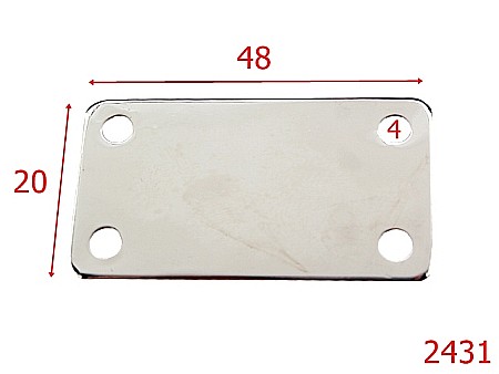 Placute ornamentale - 2431/PLACUTA INSCRIPTIONABILA 48X20 NICHEL-48X20-mm---nichel-15A6--7C8--