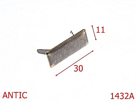 Placute ornamentale - 2432A/ORNAMENT 30X11 ANTIC-30X11-mm---antic-15A7--15A7--